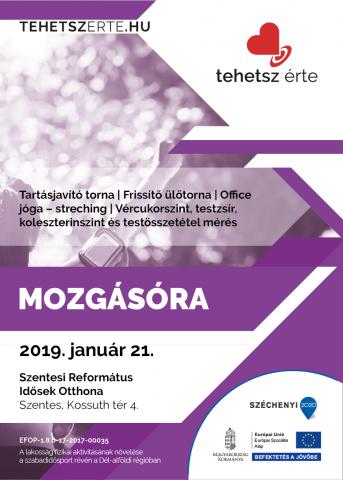 2019. január 21. - Mozgásóra - Szentes - Szentes Református Idősek Otthona