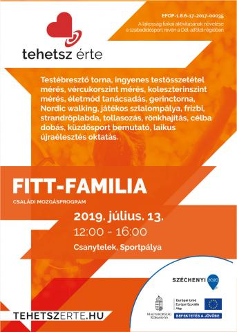 2019. július 13. - Fitt-Família - Csanytelek - Csanyteleki Sportpálya
