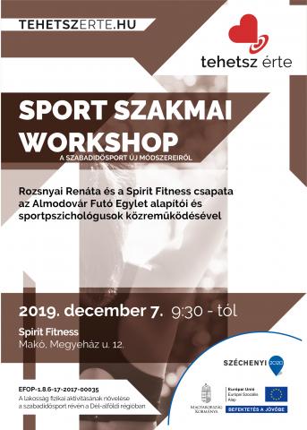 2019. december 7. - Szakmai workshop - Makó - Spirit Fitness