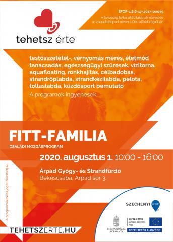 2020. augusztus 1. - Fitt-Família - Békéscsaba - Árpád Gyógy- és Strandfürdő