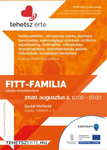 2020. augusztus 2. - Fitt-Família - Gyula - Gyulai Várfürdő