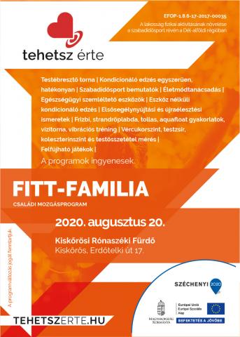 2020. augusztus 20. - Fitt-Família - Kiskőrös - Kiskőrösi Rónaszéki Fürdő