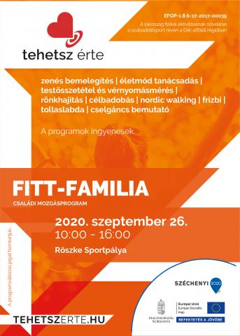 2020. szeptember 26. - Fitt-Família - Röszke - Röszke Sportpálya