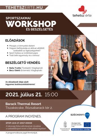 2021. július 21. - Szakmai workshop - Tiszakécske - Barack Thermal Resort