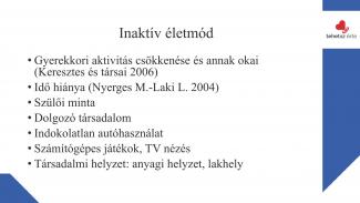 Lenhart Emese - Hogyan befolyásolja az aktívan eltöltött szabadidő az egészségünket