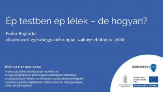 Fodor Boglárka - Ép testben ép lélek - de hogyan