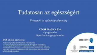 Végh Bianka - Tudatosan az egészségért