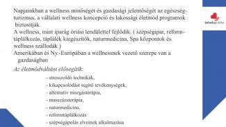 Hézsőné Böröcz Andrea - Wellness - a szabadidő kellemes eltöltése