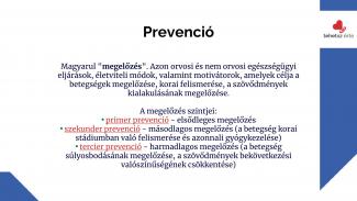 Koczka-Kiss Ilona - Prevenció és egészségtudatosság