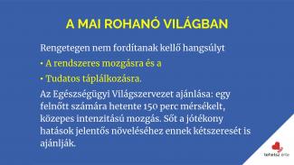 Nagy Margit - A rendszeres fizikai aktivitás szerepe az életünkben