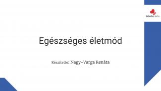 Nagy-Varga Renáta - Egészséges életmód