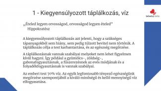 Nagy-Varga Renáta - Egészséges életmód